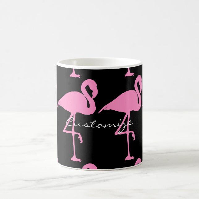 Caneca De Café Flamingo Thunder_Cove rosa (Centro)