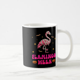 Caneca De Café Flamingobetween Flamingo Mummy Halloween Scareen C