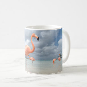 Caneca De Café Flamingos Beach Aruba