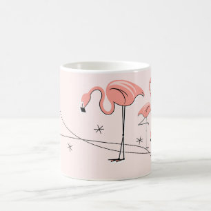 Caneca De Café Flamingos cor-de-rosa Trio 3