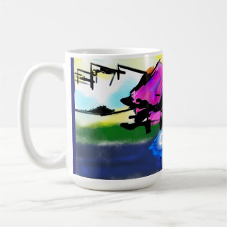 Caneca De Café Flamingos Fly Sonhos