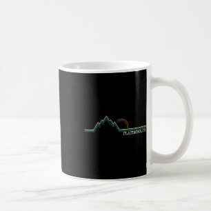 Caneca De Café Flatirons Colorado Retro Montanhismo Verão 