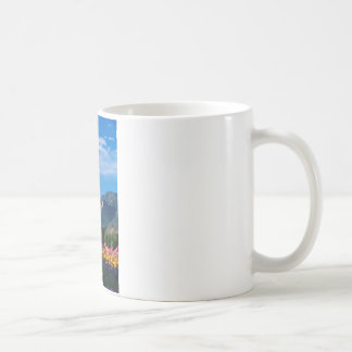 Caneca De Café Flatirons e flores, Boulder Colorado