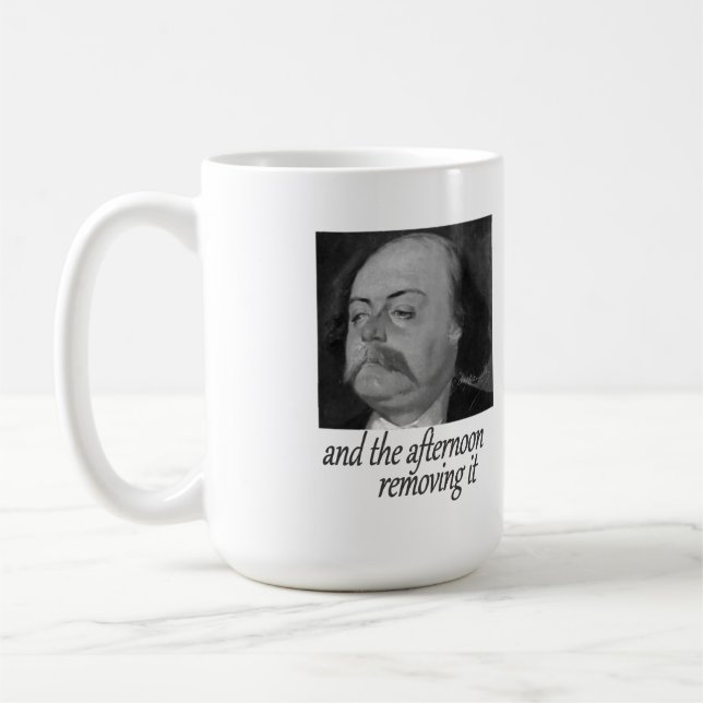 Caneca De Café Flaubert: Vírgula dentro, vírgula para fora (Esquerda)