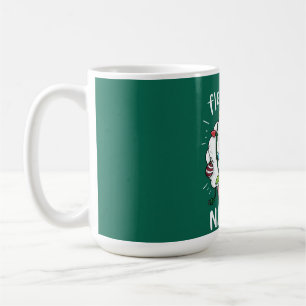 Caneca De Café Fleece Feliz Navidad Funny Bonito Boi Natal