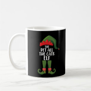 Caneca De Café Flerte com Todos os Gatos Elfo Correspondente Famí