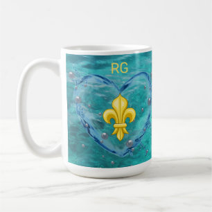 Caneca De Café Fleur de Lis Coffee Mug