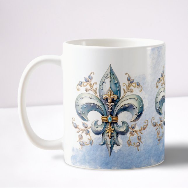 Caneca De Café Fleur de Lys (Criador carregado)