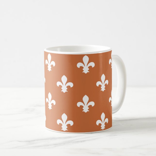 Caneca De Café Fleur de Lys neutro (Frente Esquerda)