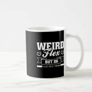 Caneca De Café Flex Mas Ok Ehlers Danlos Black White Zebra Stri