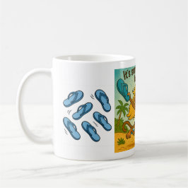 Caneca De Café Flipflops de Visto de macacos