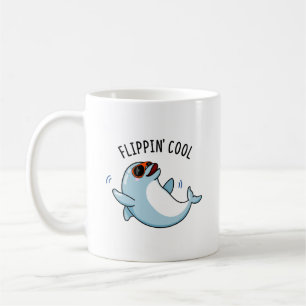 Caneca De Café Flippin Legal Dolphin Pun