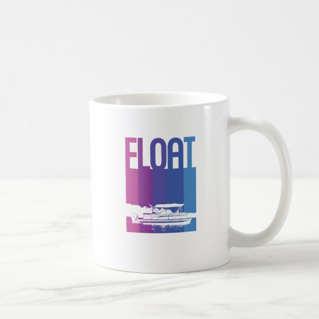 Caneca De Café Float Mug para Proprietários de Barcos Pontoon (Direita)
