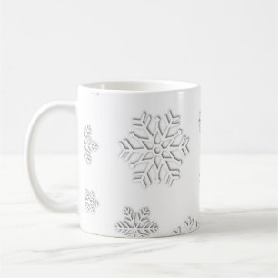 Caneca De Café Floco de neve branco
