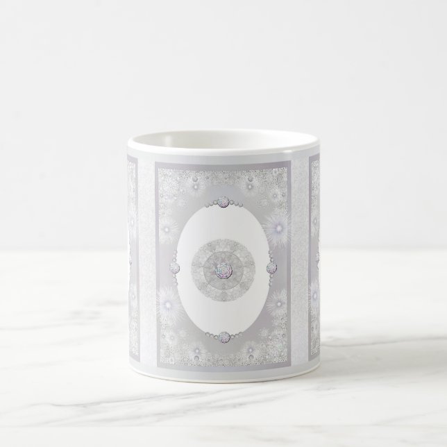 Caneca De Café Floco de neve branco (Centro)