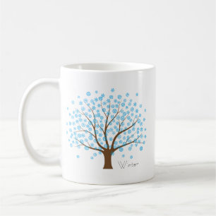 Caneca De Café Floco de neve de inverno Mug de café