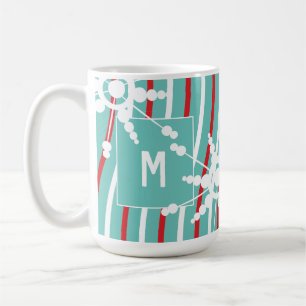 Caneca de Café Floco de Neve de Natal Arco-íris de