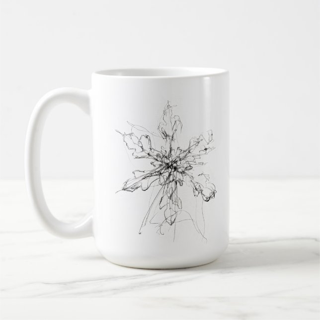 Caneca De Café Floco de neve Solteiro Delicado (Esquerda)