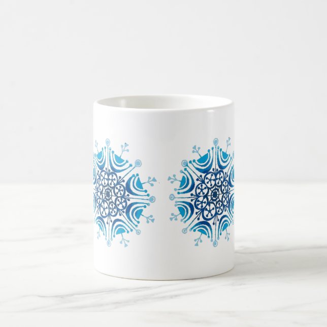 Caneca De Café Flocos de neve - (Centro)