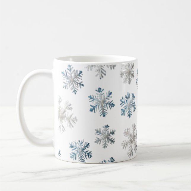 Caneca De Café FLocos de neve (Esquerda)