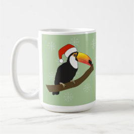 Caneca De Café Flocos de Neve de Natal do Tucano