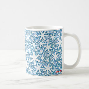Caneca De Café flocos de neve do fractal