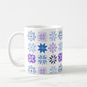 Caneca De Café Flocos de neve escandinavos Mug de café