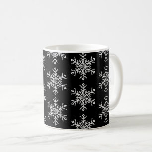 Caneca De Café Flocos de Neve Natal