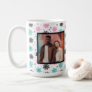 Caneca De Café Flocos de neve retrô