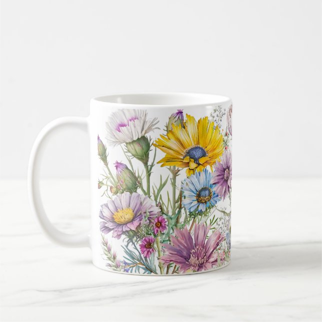 Caneca De Café Flor (Esquerda)