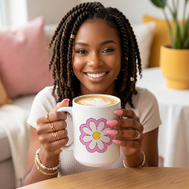 Caneca De Café Flor