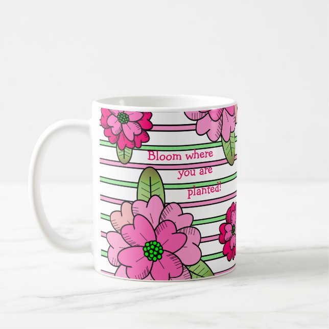 Caneca De Café Flor! (Esquerda)