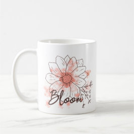 Caneca De Café Flor