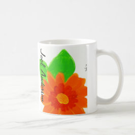 Caneca De Café Flor alaranjada por Joel Anderson