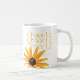 Caneca De Café Flor Amarelo Personalizado Anima-Se