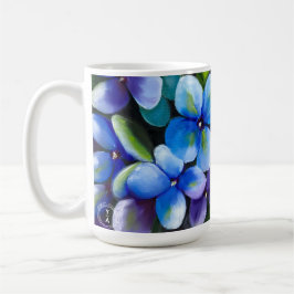 Caneca De Café Flor azul