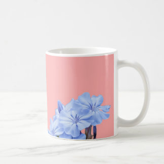 Caneca De Café Flor azul Mogra