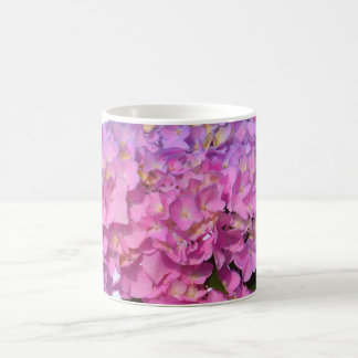 Caneca De Café Flor azul-roxo, rosa-elegante