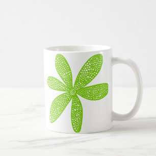 Caneca De Café Flor bonito - verde de Marciano