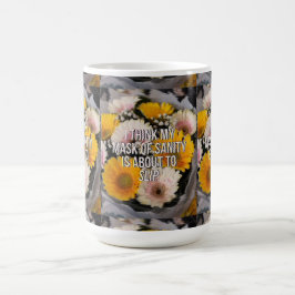 Caneca De Café Flor com a cota Mug