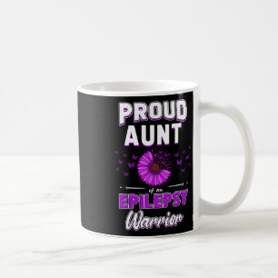 Caneca De Café Flor da Fita Roxa Tia Orgulhosa Sobrinho Sobrinha
