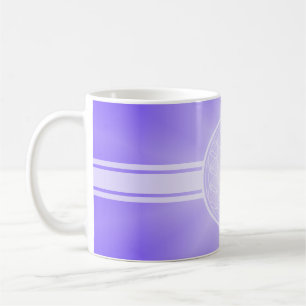 Caneca De Café Flor da Vida / Blume des Lebens - transpa branca.