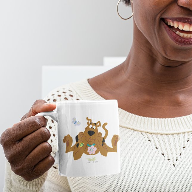 Caneca De Café Flor de Admissão Scooby-Doo (Criador carregado)