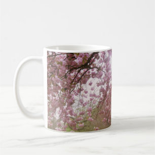 Caneca De Café Flor de Árvore Rosa