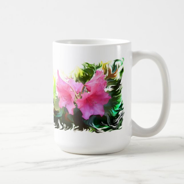 Caneca De Café Flor de Azalea (Direita)
