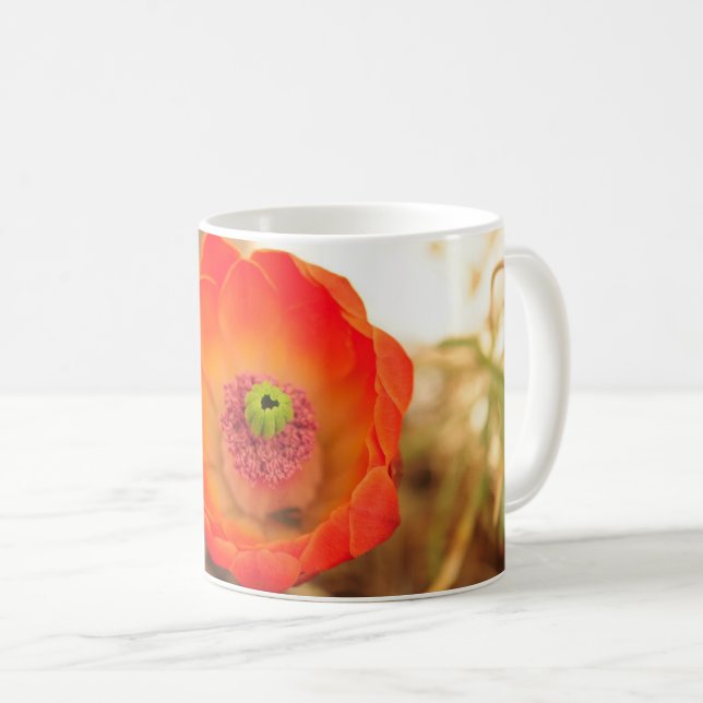 Caneca De Café Flor de Cacto (Frente Esquerda)