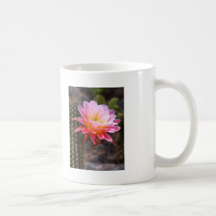 Caneca De Café Flor de Cereais Rosa
