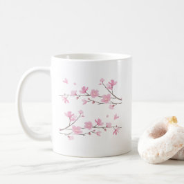 Caneca De Café Flor de Cereja