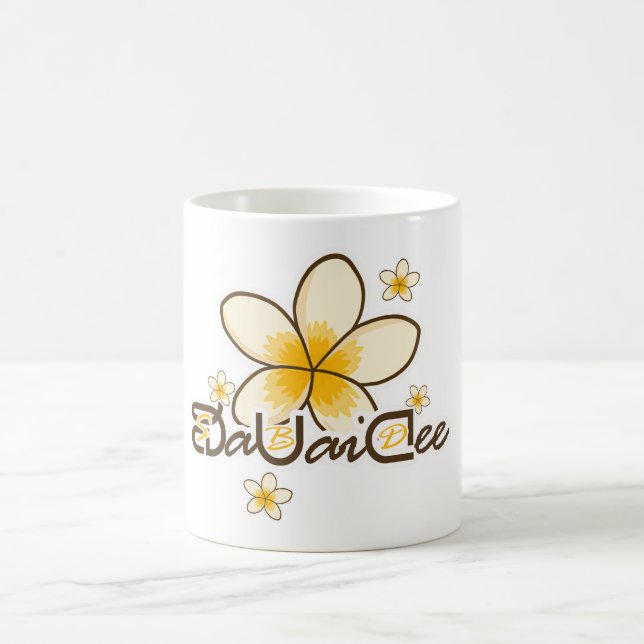 Caneca De Café flor de champa (Centro)