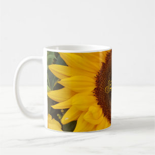Caneca De Café Flor de Girassol Fotografia Floral Mug